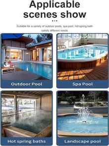 KANGJIEM Cordless Automatic Pool Cleaner, Robotic Pool Cleaner, Lasts 110 Mins, for Pool Surface up to 730Sq Ft, Pool Vacuum for Above Ground Pools Powerful Suction