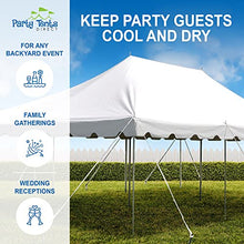 Party Tents Direct 20' x 30' Weekender Canopy Tent with Sidewalls Heavy Duty White