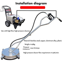 Pressure Surface Cleaner Washer, 21in 4000 PSI Rotary Flat Cleaner,for Driveways, Paving, and Patios