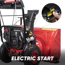 PowerSmart 24-Inch Gas Snow Blower with 212cc Engine, Electric Start, and 6 Forward/2 Reverse Speeds, Two-Stage, Self-Propelled Snow Blower with LED Lights