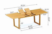 Grade-A Teak Wood Dining 98" Sema Rectangle Table #2532