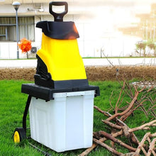 Qiokoith Garden Wood Chipper Shredder 2500W Crushing Mulcher for Lawn and Garden Use Overload Protection