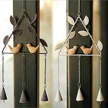 1PC Metal Wind Chimes Hanging Craft Window Home Decor Wind Chimes Ornaments Home Wall Decoration Crafts (Color : Gray) (Gray)
