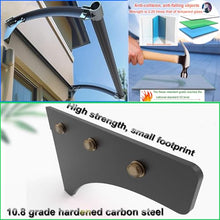 Outdoor Aluminum Door Canopy UV Resistant Rainproof Soundproof Patio Shelter 100x350cm (Small) for Home Entrances Porches