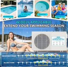 Doniks 22000 BTU Pool Heat Pump, for 7000 Gallons Above Ground and Inground Pool,Swimming Pool Heaters,230V~240V, with Digital Display Multi-Protection