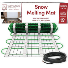 WarmlyYours PowerMat Snow Melting Mat, 2 x 10 ft, 20 sqft