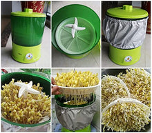 YWangQiang Bean Sprout Machine Fully Automatic Seed Germination Device pressurized Design Four Season Mode Germination kit 3 Layers (3 Layers) (2 Layer)