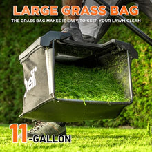 Litheli 40V Coreless Lawn Mower 18inch, Battery Powered with 6-Position Height Adjustment, 2x4.0Ah Battery Include