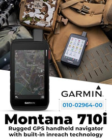 Wearable4U Garmin Montana 710i Rugged GPS Navigator Black