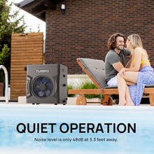 TURBRO Manatee M20 Swimming Pool Heat Pump 20,000 BTU Black
