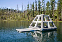 AQUAGLIDE Spire 6.8 Floating Climbing Tower AquaPark Accessory Multicolor