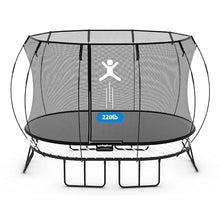 Springfree Large Oval Trampoline 8x13 ft with FlexrStep V2 Bundle Black