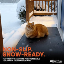 HeatTrak Heated Snow Melting Mats for Entrances - Heated Outdoor Mats - Trusted Snow and Ice Melt Products - Includes GFCI Power Cord - No-Slip Heating Entrance Mat (30" x 48")