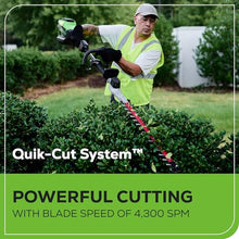 Greenworks 82V 24 in Cordless Pole Hedge Trimmer, 2.5 Ah Battery, Charger