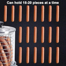 Commercial Hot Dog Sausage Grill Machine, Stainless Steel Hot Dog Bun Heating Machine, Hot Dog Warmer Steamer with Heating Rod & 4-sticks, Temperature Control 50-200℃, for Restaurant, Breakfast Shop