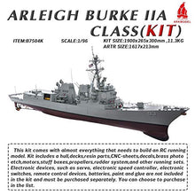 HOOBEN Arkmodel 1/96 Arleigh Burke Class Destroyer Model Kit Navy