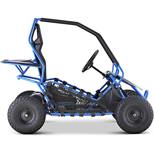 MotoTec Kids Electric Go Kart Maverick 1000w Black