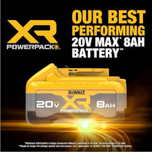 DEWALT 20V MAX XR 8Ah POWERPACK Lithium Ion Battery, 2-Pack (DCB2108-2)
