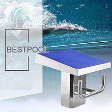 Bsetain Professional Indoor Outdoor Pool Diving Board, Standard Stainless Heavy Duty Diving Platform, Non-Slip Pool Diving Board
