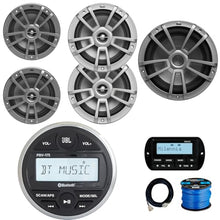 Enrock Marine JBL PRV-175 Marine Stereo Receiver with 2x 6.5" Speakers, 2x 8" Speakers & 10" Subwoofer White