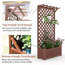 FORRTY garden boxes outdoor raised raised garden bed planter box Comes with small shovel, screwdriver, gloves and planting box inner bag Garden fence flower stand with climbing pergola Can be used for