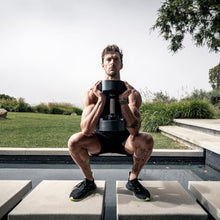 Gronk Fitness SMRTFT NUOBELL Adjustable Dumbbells 5-80 lbs Ash