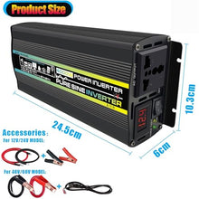 ZXDZTZ 4000W Complete Solar Inverter Kit with 50A Controller and 100W Solar Panel Home Grid System Solar Generator for Home and Outdoor Power System(12v-220v)