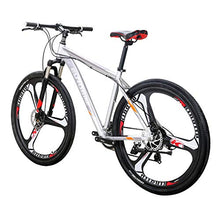 LZBIKE Aluminum Alloy Mountain Bike 21 Speed Shock Absorption Silver