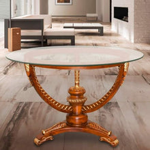 Dulles Glass 54 inch Round Glass Table Top - Tempered - 3/8" Thick Glass Surface, Safe Pencil Edge, Multipurpose for Dining Table, Patio, Coffee and End Table