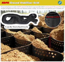 MLYAYE Pebble Walkway Grid 6 '' Tall for Garden/Park, Anti-Deformation Ground Grid Heavy Duty Gravel Stabilizer for Fills Concrete Cement Stone, Slopes Geogrid Erosion Control(4x10m (13 x 33ft))