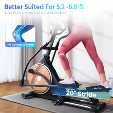 FEIERDUN Elliptical Machine Cross Trainer Black