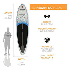 Lifetime Tidal 110 Inflatable Stand Up Paddle Board White