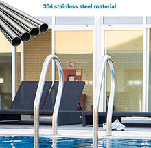 Swimming Pool Safety Hand Rail Pool Handrails Swimming Pool Handrails, Pool Hand Rail 304 Stainless Steel, Easy to Install 250LBS Load Capacity, 3-Bend Spa Safety Rails