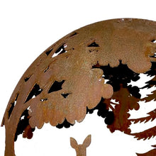 Esschert Design FF1011 Wildlife Fire Sphere, Rust Metal Finish - Large