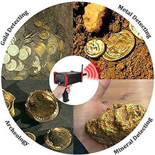 ZOCWJK Long-Distance Large-Range Metal Detector for Adults, 30M Depth Digital Metal Detector for Explore Gold Gem Minerals, Portable Lightweight Metal Detector Practical and con(