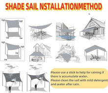 Patio Sun Shade Sail 21x39 FT Rectangle Uv Block Canopy Sunshade Cover with Grommets Outdoor Sun Shade Cloth for Lawn Patio Backyard Garden