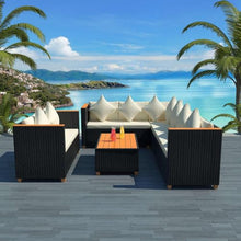 AMBERARD Patio Furniture Set Set of 5 Black Furniture Set