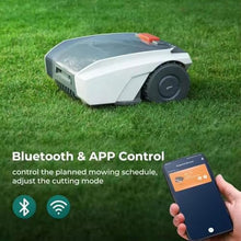 iumLeap Intelligent Robot Lawn Mower,Automatic Robot Lawnmower for Lawns up to 1500m2,25% Slope, 2-5cm Height Adjustment,Automatic Charging & Weatherproof,for Large Lawns Th
