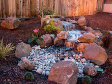 HALF OFF PONDS Simply Waterfalls 1200 GPH Pond Free Kit 8 x 10 Ft PVC Liner