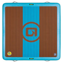 O'Brien Inflatable Floating Party Deck 7ft x 7ft Blue