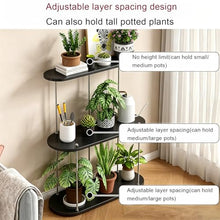 Multi-Tier Plant Stand With Wheels, Bookshelf Style Flower Rack For Living