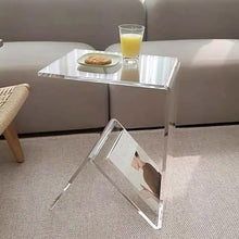 NRFJFOP Acrylic Small Tea Table Ins Wind Sofa Side a Few Nordic Bedside Corner Bedroom