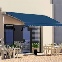 Gazebo Replacement Canopy Blue Waterproof UV Resistant 3x2m/10x6.5ft Outdoor Sun Protection Cover for Patio & Garden