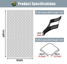 LWJQRSP Gravel Stabilizer Grid, Polyethylene Ground Grid, Non-Slip Soil Grate for Retaining Walls, Slopes, Pathways, Paddoc – Foundat Work Solut