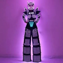 Gracecolorlife LED Light Stilts Walker Robot Suit Black (L)