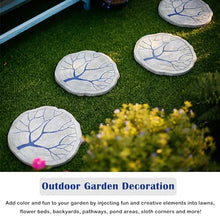 Innovz Round Patio Lawn Stepping Stone 3pcs 6pcs, Chinese Style Garden Yard Stepping Decorative Stones, Tree Trunk Pattern Paving Stones, Outdoor Ornament (Color : 6-Pack)