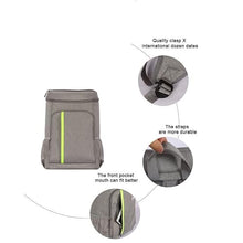 WJJDLLNP Night Insulation Cooler Backpack 30L Reflective Strap Thermal Bag Men Large Capacity