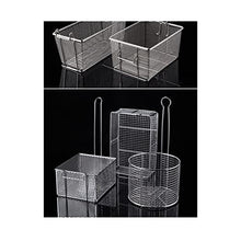 French Fry Chips Baskets Stainless Steel Frying Basket Frying Net Electric Fryer Frying Net Pot French Fries Chicken Chop Frying Basket Home Restaurant Assistant Kitchen Cooking Tools (Color : 01)