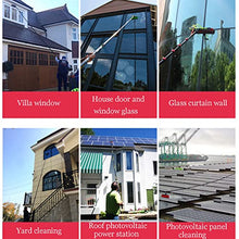SHENUZ Water Fed Pole Kit Water Fed Telescopic Brush, Outdoor Window Cleaner, Extendable Cleaner Conservatory Roof, Cleaning Photovoltaic and Solar Panels,20FT/6M