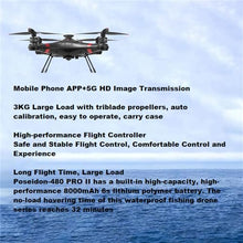 Camoro Fishing Drone 3KG Payload Triblade FPV 4K Camera Black